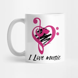 I Love Music Mug